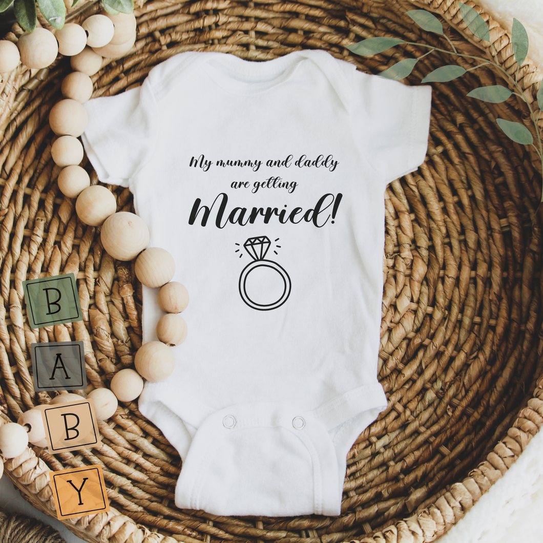Baby Onesie - My Mummy & Daddy Are Getting Married