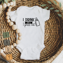 Load image into Gallery viewer, Baby Bodysuit Funny - I Drink Until I Pass Out
