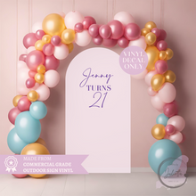 Load image into Gallery viewer, Personalised Birthday Sign Decal - Turning 21
