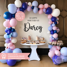 Load image into Gallery viewer, Custom Birthday Sign Decal - Happy Birthday
